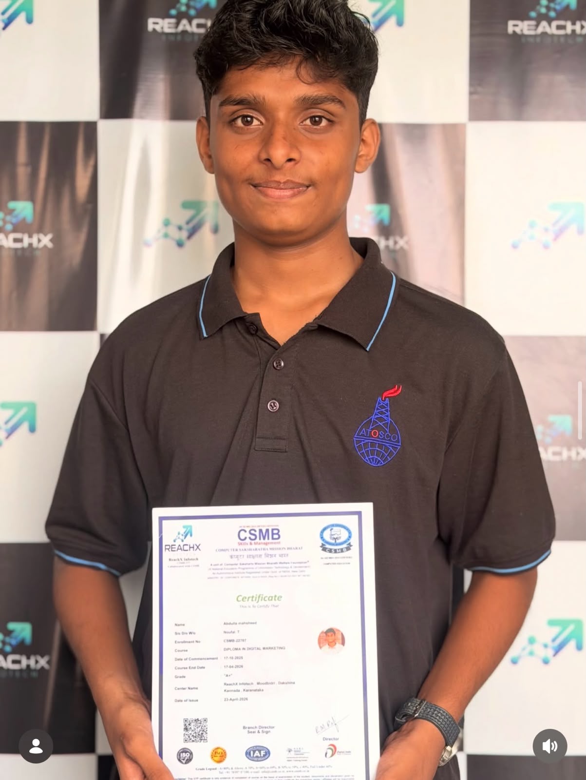 ReachX Student Certification