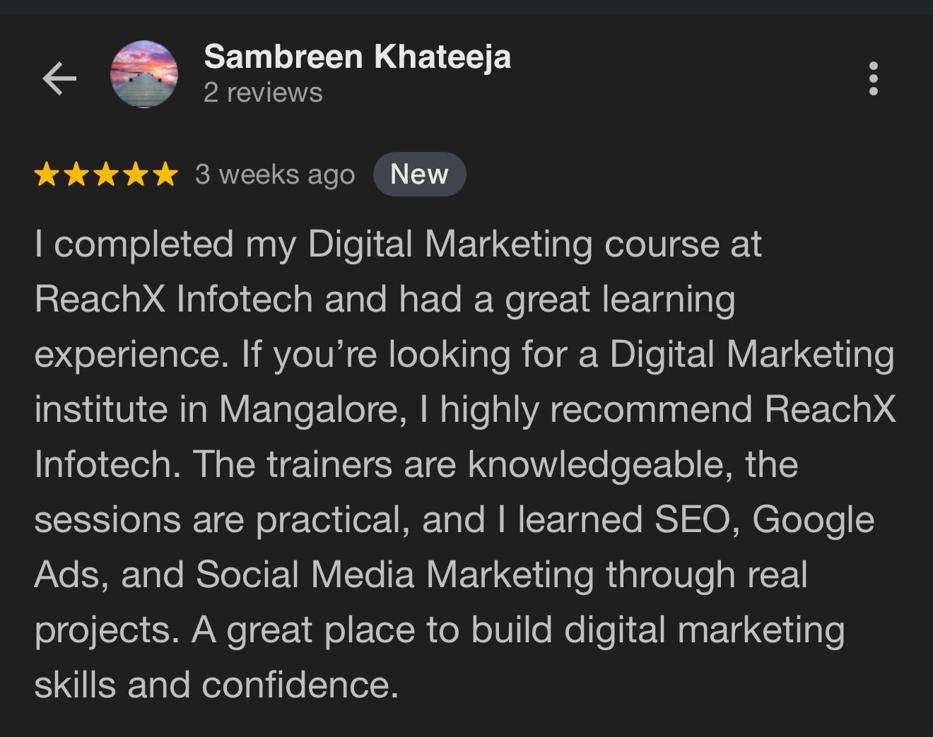 ReachX Student Review